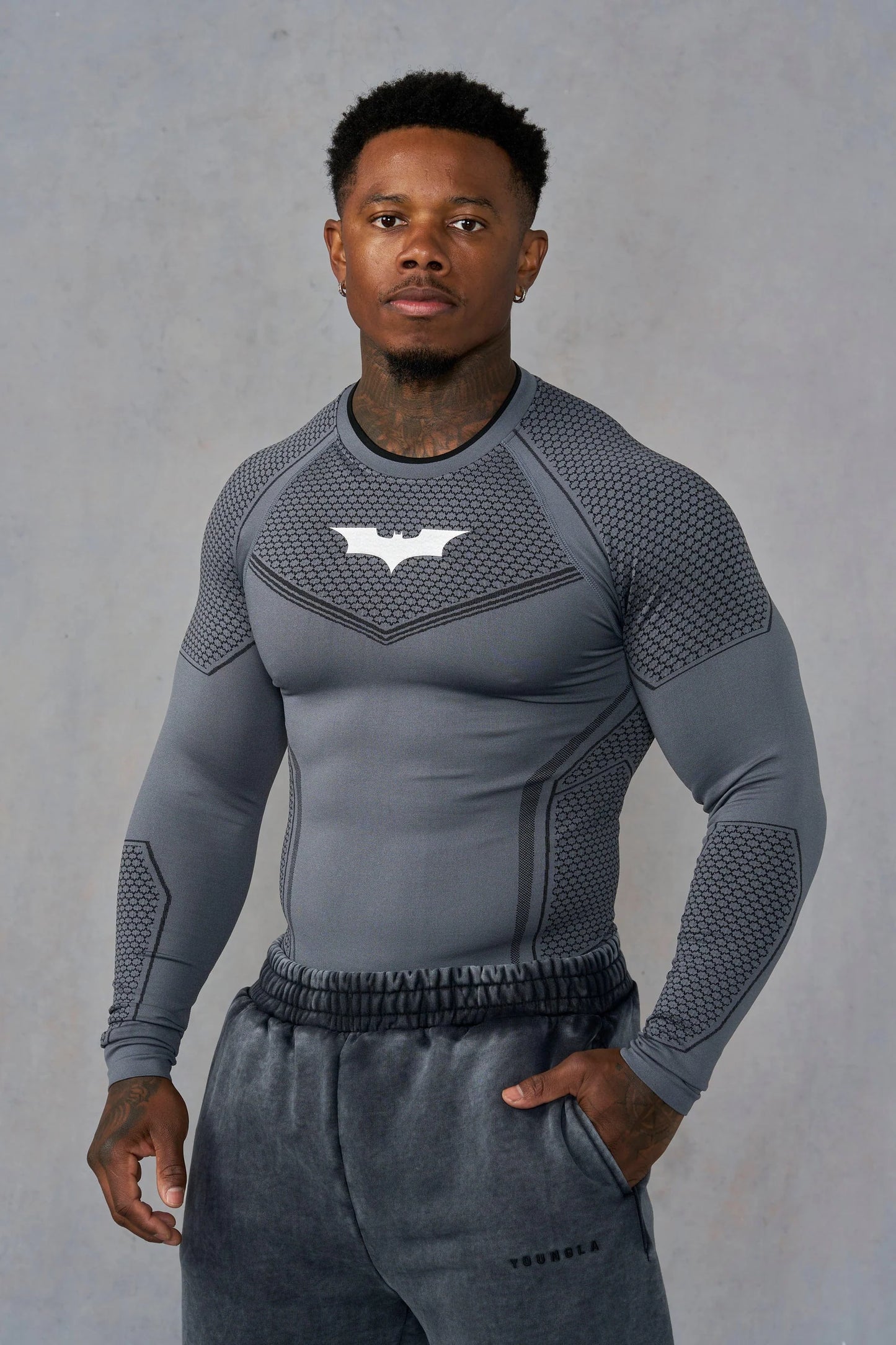 YoungLa Batman Compression - Manga Larga