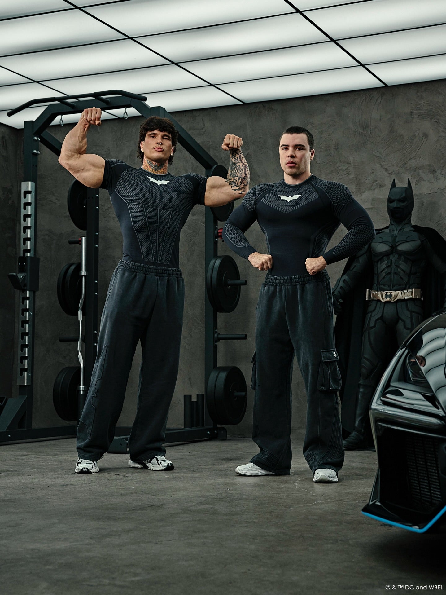 YoungLa Batman Compression - Manga Corta