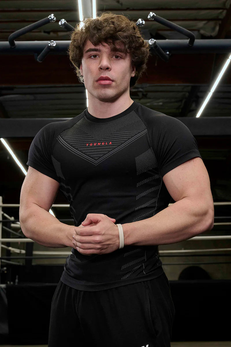 YoungLa Superhero Compression - Manga Corta