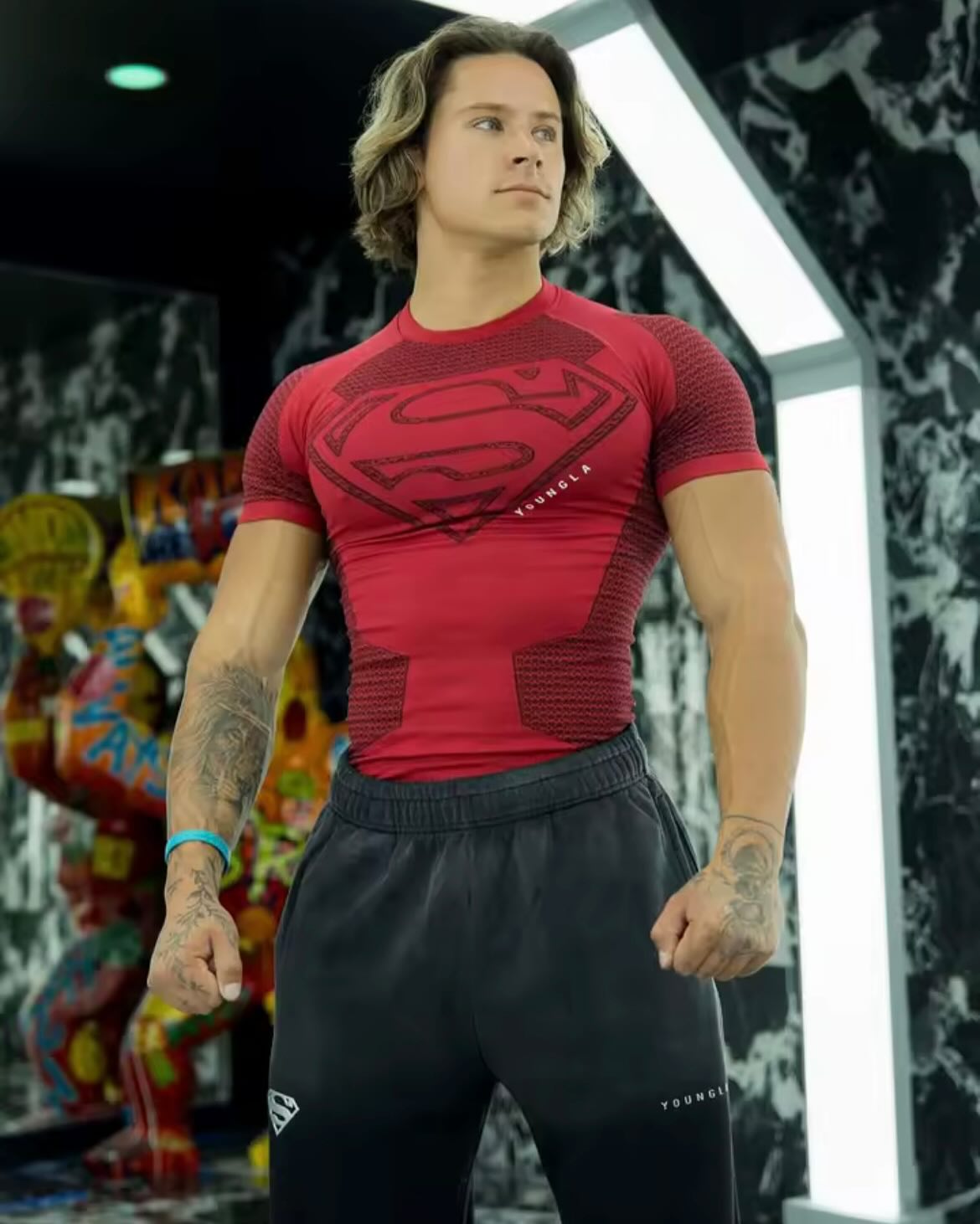 YoungLa Superman Compression - Manga Corta
