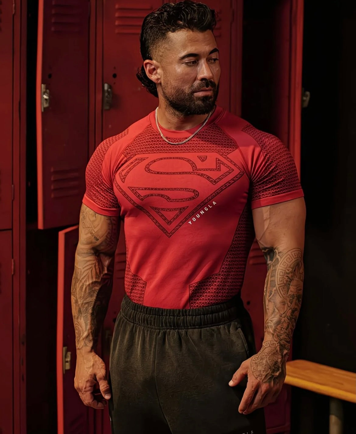 YoungLa Superman Compression - Manga Corta